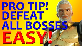 Pro Tip - The Easiest Way to Defeat All Bosses in Fortnite!