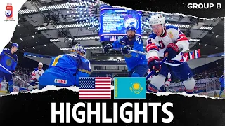 Highlights | USA vs. Kazakhstan | 2024 #MensWorlds