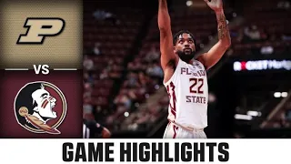 Purdue vs. Florida State Men's Basketball Highlights (2022-23)