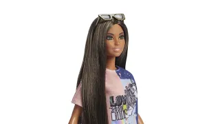 Barbie Fashionistas 103 Doll 2 Tone Graphic Dress | Mattel