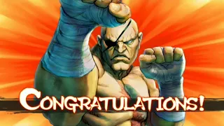 Street Fighter IV Champion Edition "VIKTOR SAGAT" - HARD Arcade Mode 5 Best Fights!