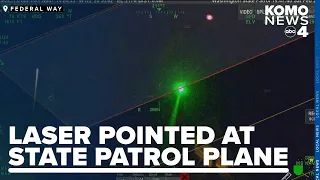 Man charged for pointing laser at Washington State Patrol airplane in flight