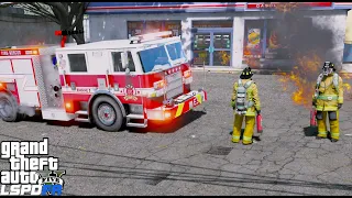 GTA 5 New Firefighter Mod First Look At Fire Callouts For LSPDFR