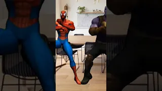 Hulk Smash Ft. Spider-Man & Thanos In Coffin Dance Mode P3 #shorts TikTok