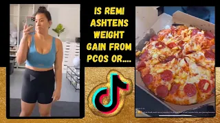 Freelee reacts to MissRemiAshten's weight gain on TikTok from PCOS? or...  #23