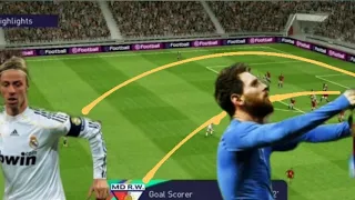 MESSI vs GUTI(Insane curve shot goals)😱