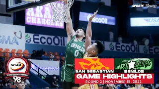 NCAA Season 98 | Game Highlights: Benilde vs SSC-R | Men's Basketball Tournament Round 2