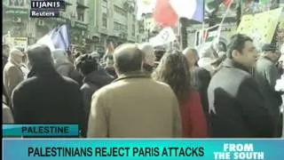 Palestinians reject Paris attacks