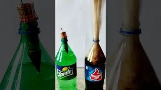 Experiment: Coca Cola and Sprite vs Firecrackers | Super Reaction |Explosion Test #shorts