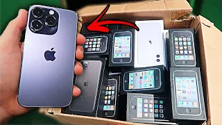 Found Working IPhone 14 Pro Max!! Apple Store Dumpster Diving JACKPOT! Deep Purple IPhone 14 Pro Max