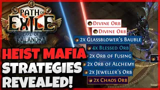 [POE 3.19] Heist Mafia Secrets Revealed! More Tips and Strategies For Maximizing Currency in Heist