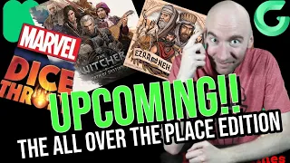 DICE THRONE vs WITCHER!! Top Upcoming Games On Crowdfunding! Oct. 17!