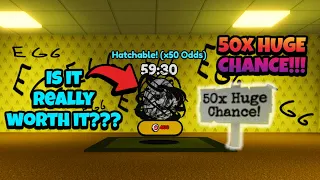 What does the 50x huge chance egg actually get you??? | Pet Simulator 99