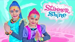 Nos disfrazamos de SHIMMER SHINE en CARNAVAL!! -tutorial- SaneuB