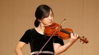 Skylar Peck (백세령) - Bach Violin Sonata No.1 Adagio