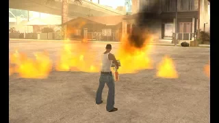 How to get all of the Flamethrowers at very beginning of the game - GTA San Andreas