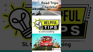 #shorts Road Trips Checklist #traveling #roadtrip #shortvideo #viral #checklist #tips
