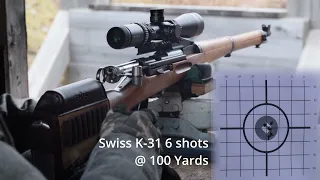 BadAce Swiss K31 NDT(No-Drill-Tap) Scope Mount and range accuracy video at 100 yards