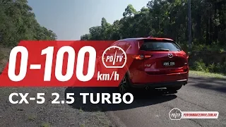 2019 Mazda CX-5 2.5 turbo (petrol) 0-100km/h & engine sound