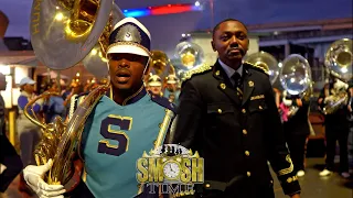 Southern vs Grambling Tuba Battle!! (Parking Lot Madness!!) @ Bayou Classic 2022 (After The Game)