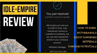 Idle-empire review, George earned $400 in 7days - how to withdraw on Idle-empire (Full Guide)