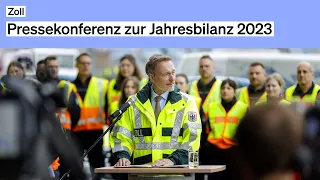 Pressekonferenz zur Zoll-Jahresbilanz 2023