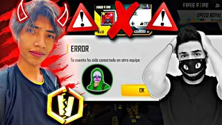 ME ROBARON MI CUENTA DE FREE FIRE ESTE YOUTUBER FAMOSO Y LLAMO A KRECK PARA QUE ME AYUDE!! *EPICO*