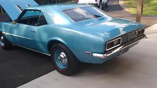 Documented 1968 Camaro SS 396 / 375hp 4 speed