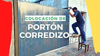 INSTALACIÓN de PORTON CORREDIZO👷‍♂️