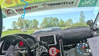 Rally Visaginas 2024. SS3 A.Spilva M.Krieviņš ➡️Demontēt.lv➡️Tolmets Vidzeme