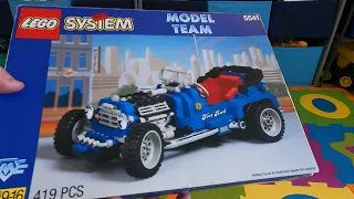 Lincoln Town Car Guy Reviews Old Lego System Set 5541 - Classic Blue Convertible from 1995