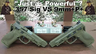 😏9mm+P+ Is "Just as Powerful" as .357 Sig?🤣 Okay Buddy - Underwood Xtreme Defender!