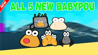 UPDATE - HOW TO GET *ALL 5 NEW BABYPOU* in Find The BabyPou