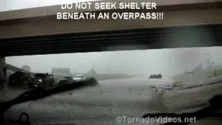 Newcastle, OK tornado: DO NOT SEEK SHELTER BENEATH AN OVERPASS!
