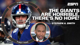 THE GIANTS ARE HORRIBLE, THERE'S NO HOPE! - Stephen A. reacts to New York's loss | First Take