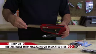 How to Load Arrow's T50R.E.D. Staple Gun and Brad Nailer