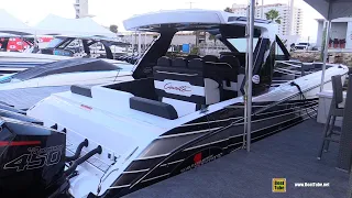 2022 Cigarette Racing 41 Nighthawk Performance Boat - Walkaround - 2021 Fort Lauderdale Boat Show