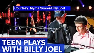 Blind teen plays piano with Billy Joel at MSG