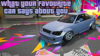 What Your Favourite Car Says About You In GTA V | GTA 5 Car Stereotypes