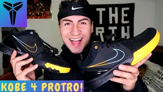 KOBE 4 PROTRO SNAKESKIN **On Feet  Review & Unboxing