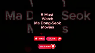 Top 5 Must Watch Ma Dong-Seok Movies | Don Lee Movies #shorts #koreanmovies #donlee #gangster