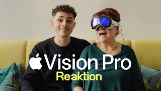 Meine Oma reagiert auf die Apple Vision Pro!