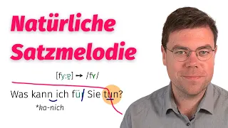 Satzmelodie (Intonation) - Deutsche Aussprache + Übungen