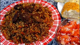 ПЛОВ из гречки по-узбекски 🌟 ЗИРВАК с гречкой 🌟 БЫСТРО И ВКУСНО! 🌟 Uzbek pilaf of buckwheat