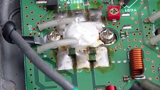 Yaesu FT-897D нет мощности на 430MHz (repair)