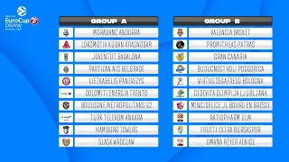 2021/22 7DAYS EuroCup Draw Recap