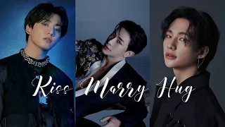 Kiss Marry Hug 2 | Kpop Male Idols Edition (Hard Version)