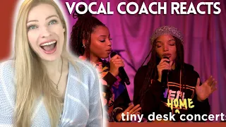 Vocal Coach Reacts: Chloe x Halle: Tiny Desk (Home) Concert ‘Don't Make It Harder On Me'