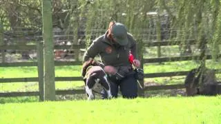 Students learn from conservation dogs