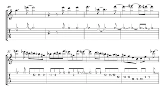 Allan Holdsworth  - The Sixteen Men Of Tain Guitar Solo Transcription